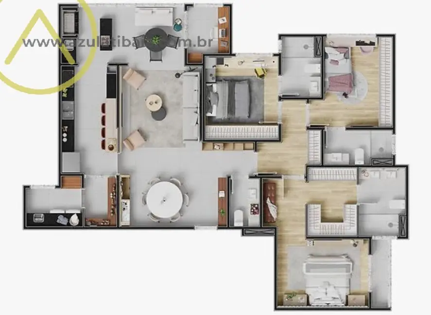 Foto 9 de Apartamento com 3 quartos à venda, 140m2 em Atibaia - SP