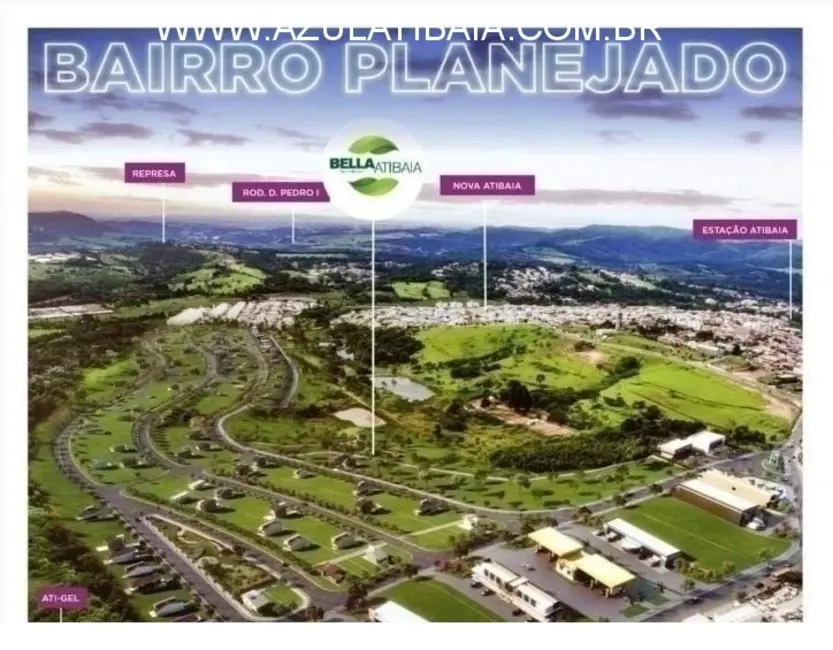 Foto 3 de Terreno / Lote à venda, 193m2 em Atibaia - SP