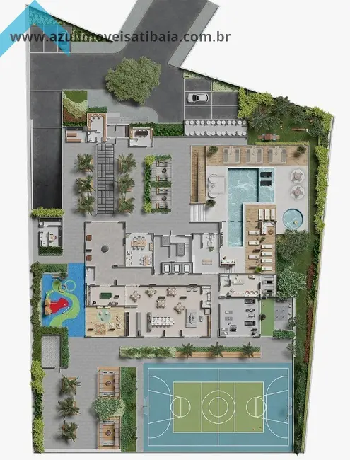 Apartamento com 3 quartos à venda, 102m2 em Atibaia - SP - imagem 8 Foto 8 de Apartamento com 3 quartos à venda, 102m2 em Atibaia - SP