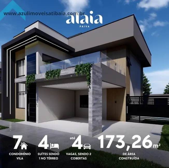 Foto 1 de Casa de Condomínio com 4 quartos à venda, 173m2 em Atibaia - SP
