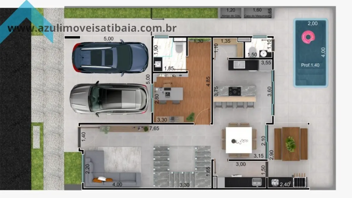 Foto 3 de Casa de Condomínio com 4 quartos à venda, 173m2 em Atibaia - SP