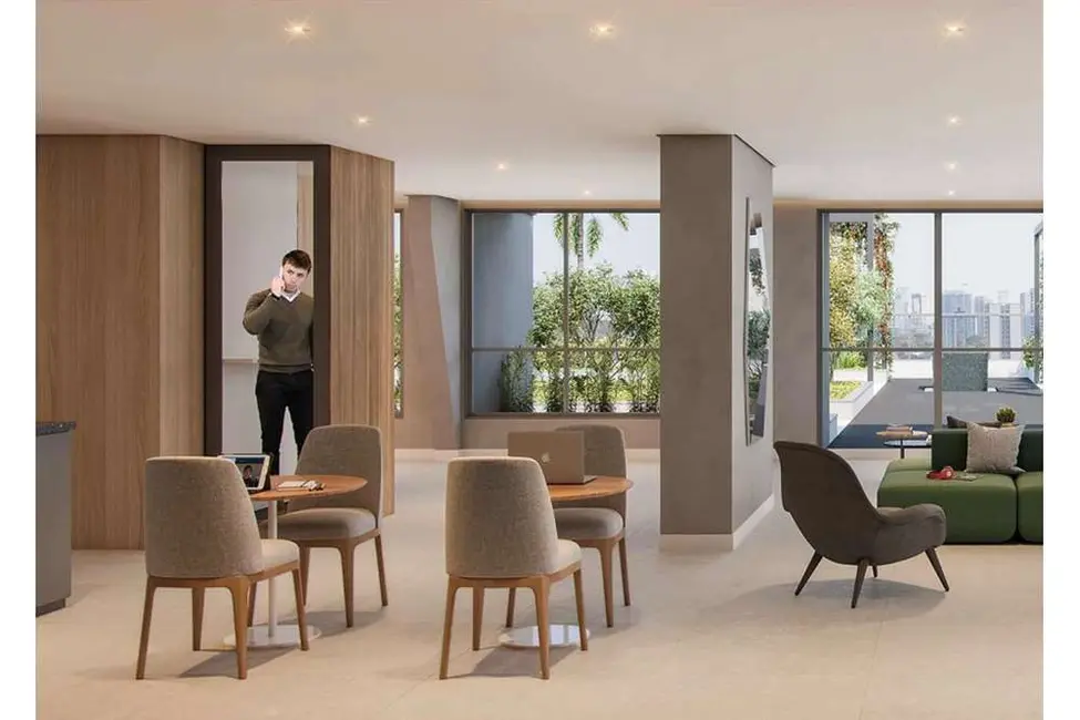 Foto 3 de Apartamento com 1 quarto à venda, 23m2 em Santo Amaro, São Paulo - SP