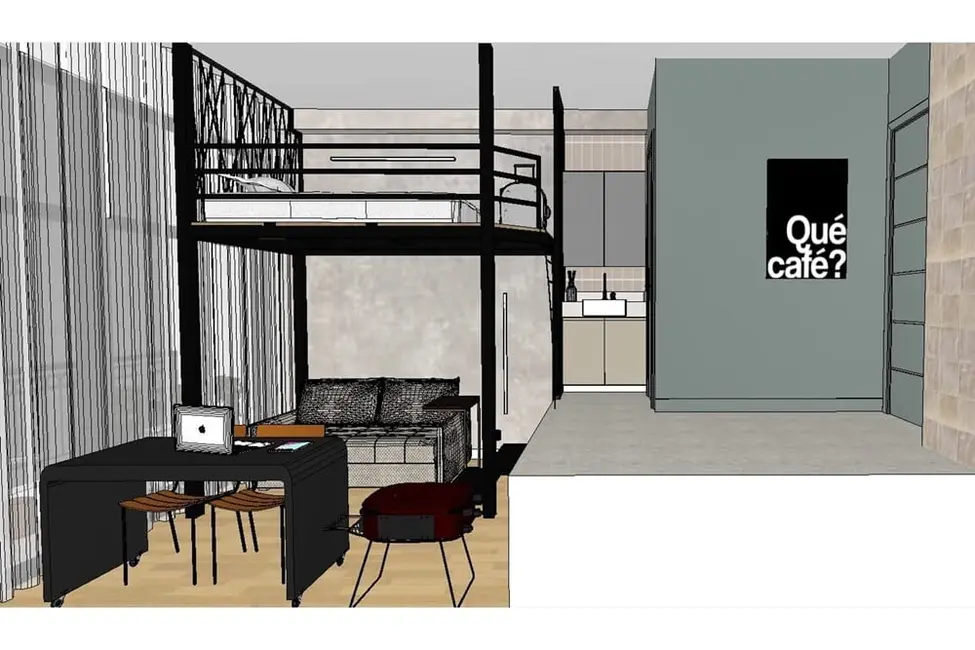 Apartamento com 1 quarto à venda, 21m2 em Santo Amaro, São Paulo - SP - imagem 5 Foto 5 de Apartamento com 1 quarto à venda, 21m2 em Santo Amaro, São Paulo - SP