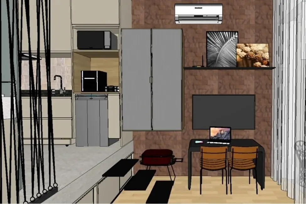 Apartamento com 1 quarto à venda, 21m2 em Santo Amaro, São Paulo - SP - imagem 8 Foto 8 de Apartamento com 1 quarto à venda, 21m2 em Santo Amaro, São Paulo - SP