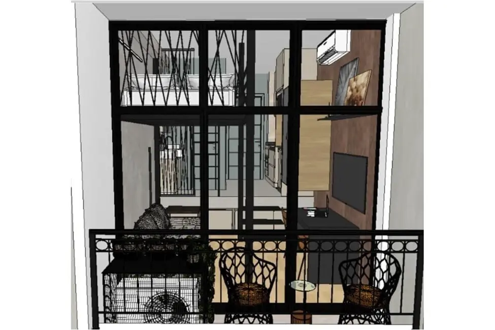 Apartamento com 1 quarto à venda, 21m2 em Santo Amaro, São Paulo - SP - imagem 2 Foto 2 de Apartamento com 1 quarto à venda, 21m2 em Santo Amaro, São Paulo - SP