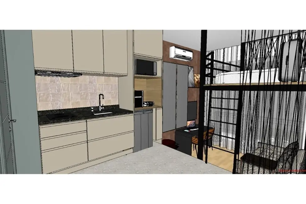 Apartamento com 1 quarto à venda, 21m2 em Santo Amaro, São Paulo - SP - imagem 9 Foto 9 de Apartamento com 1 quarto à venda, 21m2 em Santo Amaro, São Paulo - SP