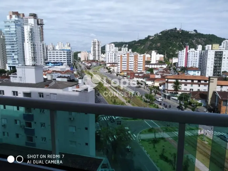 Foto 2 de Apartamento com 1 quarto para alugar, 53m2 em Campo Grande, Santos - SP