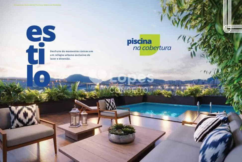 Foto 1 de Apartamento com 1 quarto à venda, 27m2 em Encruzilhada, Santos - SP