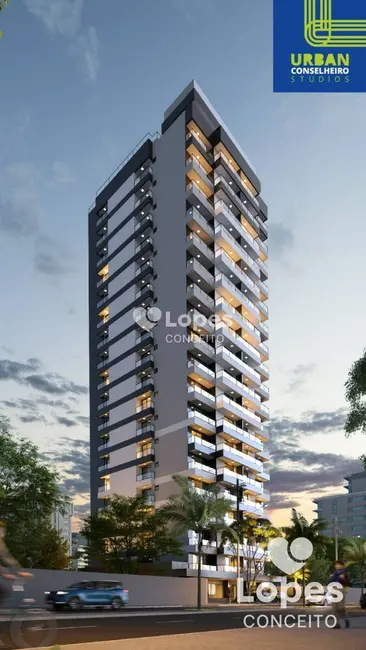 Foto 2 de Apartamento com 1 quarto à venda, 29m2 em Encruzilhada, Santos - SP