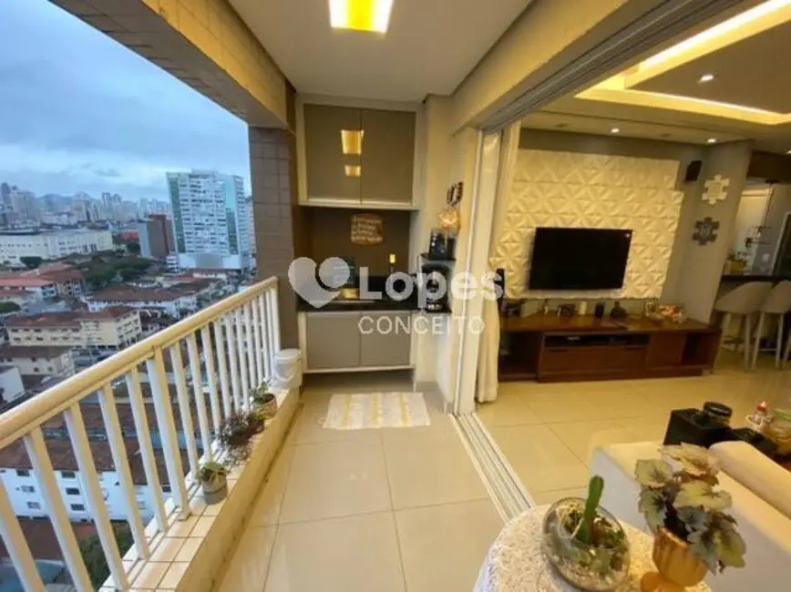 Foto 4 de Apartamento com 2 quartos à venda, 96m2 em Encruzilhada, Santos - SP