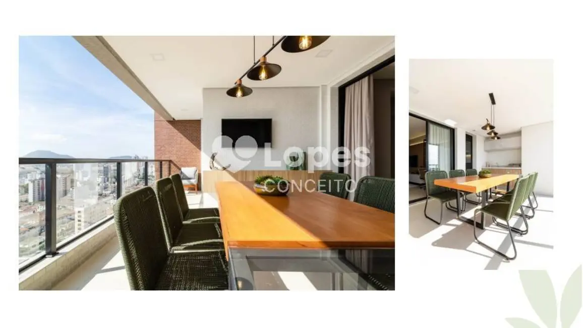 Foto 3 de Apartamento com 3 quartos à venda, 120m2 em Aparecida, Santos - SP