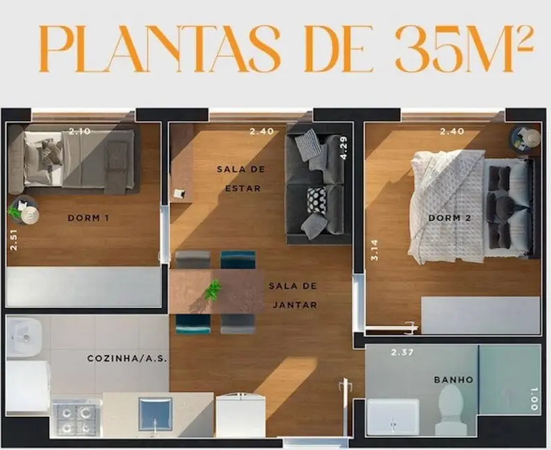 Foto 1 de Apartamento com 2 quartos à venda, 34m2 em Vila Mazzei, São Paulo - SP