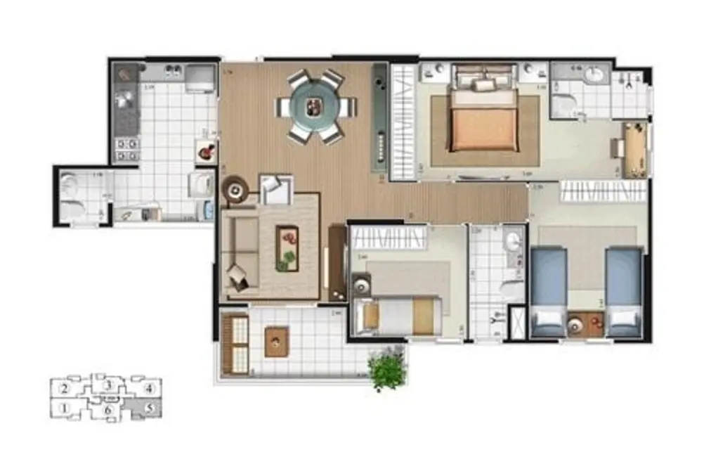 Foto 3 de Apartamento com 3 quartos à venda, 76m2 em Barra Funda, São Paulo - SP