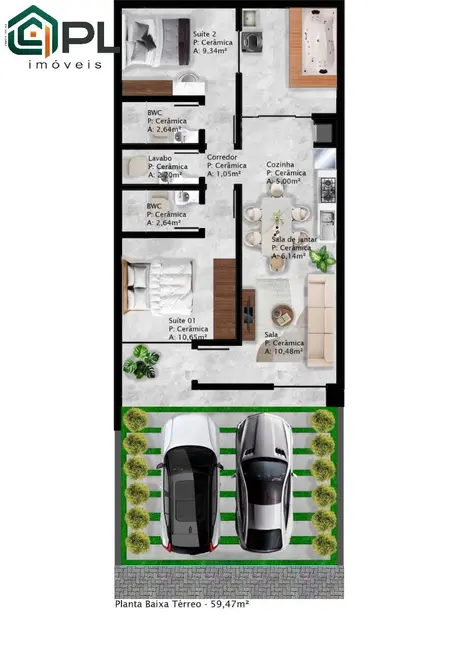 Foto 3 de Casa com 2 quartos à venda, 102m2 em Itapoa - SC