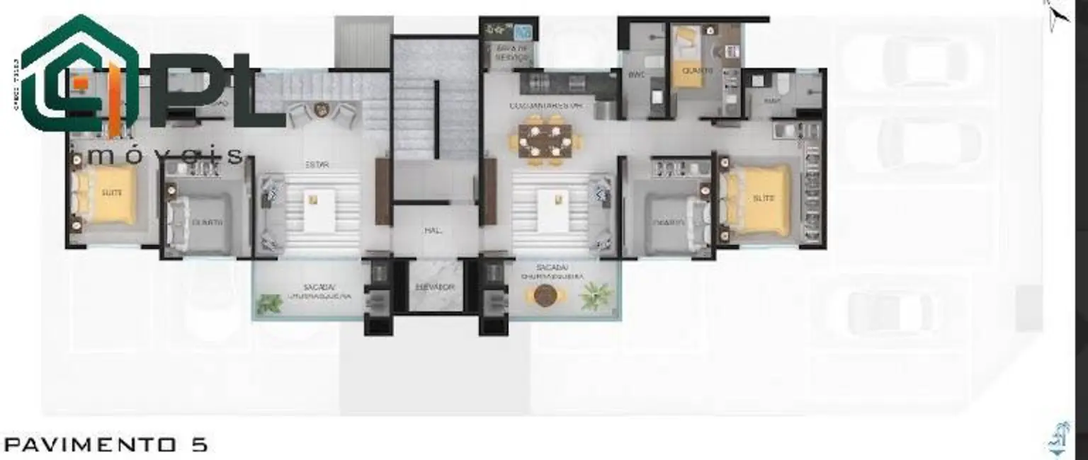 Foto 7 de Apartamento com 3 quartos à venda em Itapema do Norte, Itapoa - SC