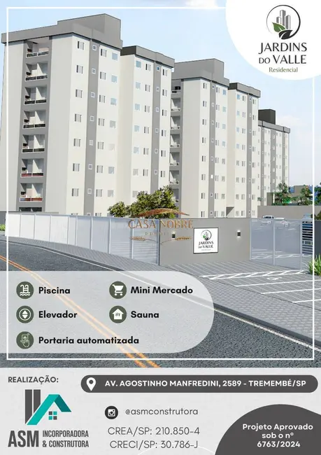 Apartamento com 2 quartos à venda, 49m2 em Tremembe - SP - imagem 7 Foto 7 de Apartamento com 2 quartos à venda, 49m2 em Tremembe - SP