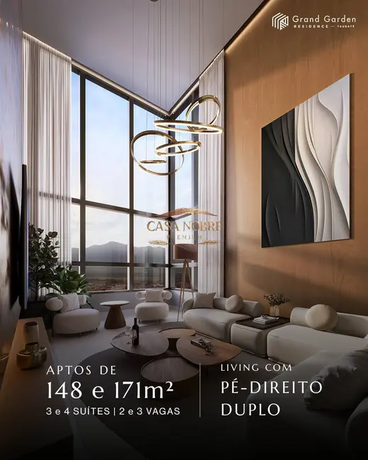 Foto 4 de Apartamento com 3 quartos à venda, 148m2 em Loteamento Residencial e Comercial Bosque Flamboyant, Taubate - SP