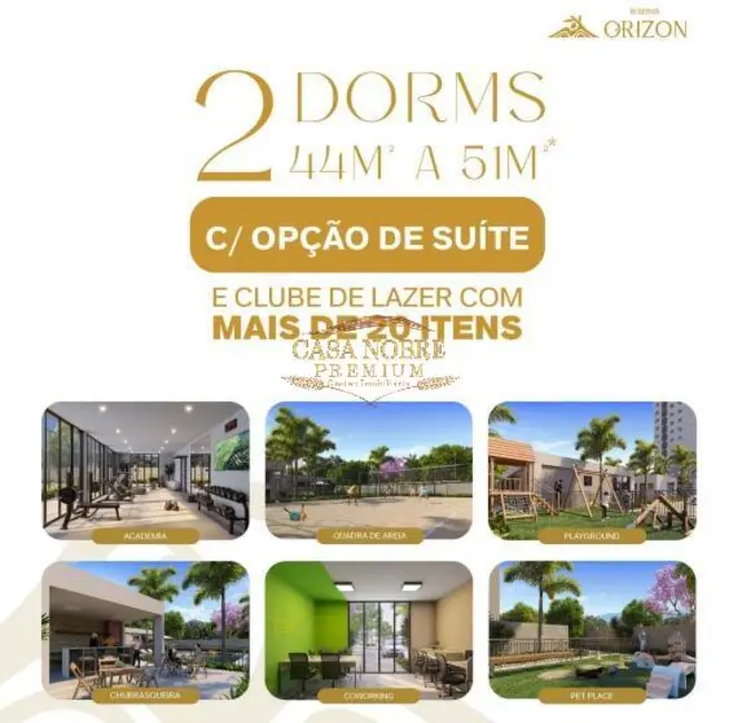 Foto 2 de Apartamento com 2 quartos à venda e para alugar, 51m2 em Jardim Boa Vista, Pindamonhangaba - SP