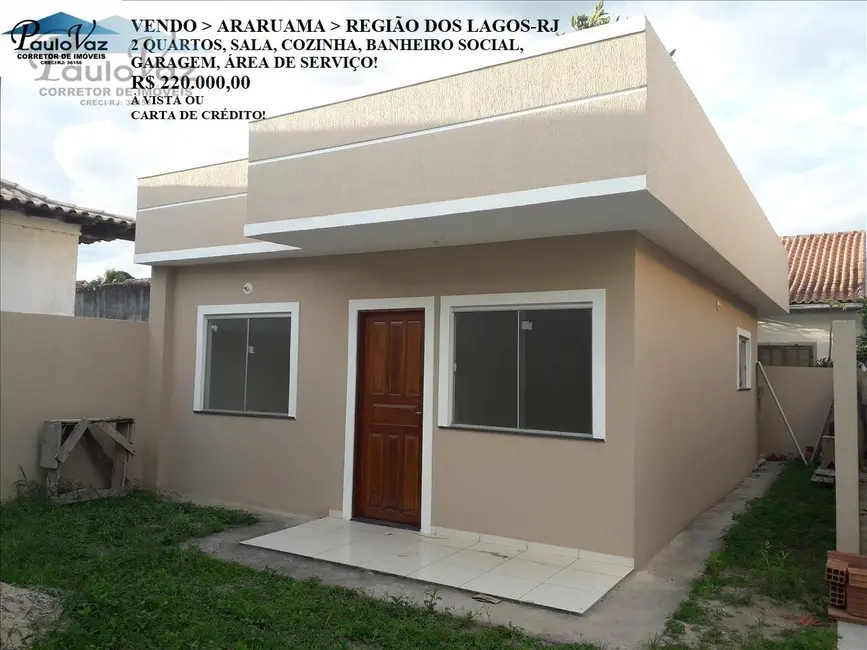 Foto 1 de Casa com 2 quartos à venda, 150m2 em Araruama - RJ
