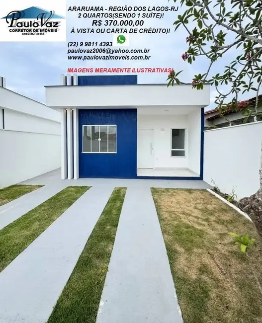 Foto 1 de Casa com 2 quartos à venda, 75m2 em Araruama - RJ