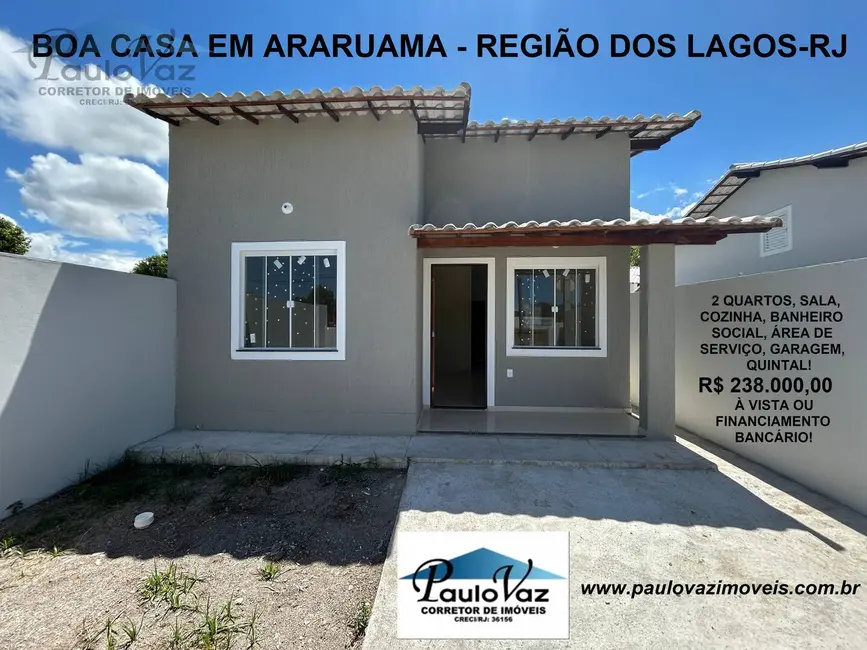 Foto 1 de Casa com 2 quartos à venda, 180m2 em Araruama - RJ