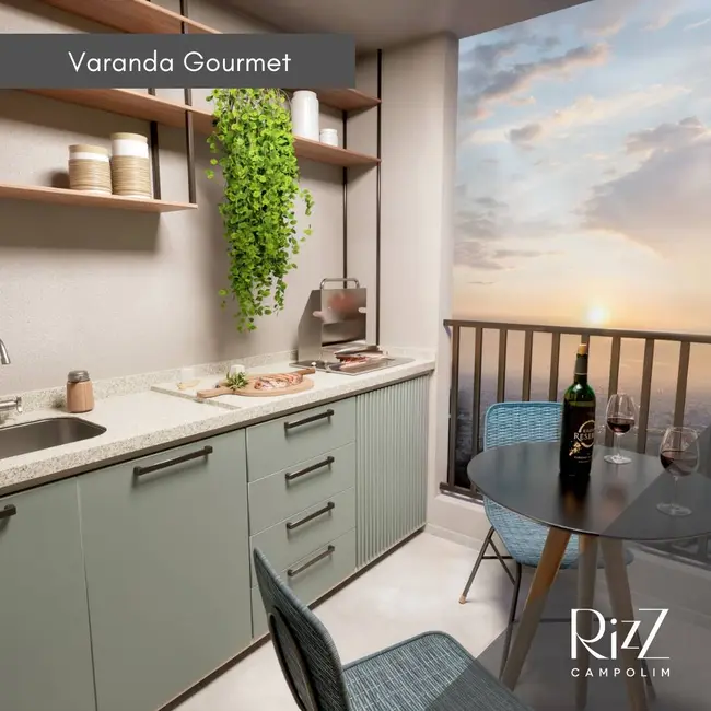 Foto 1 de Apartamento com 2 quartos à venda, 57m2 em Parque Campolim, Sorocaba - SP