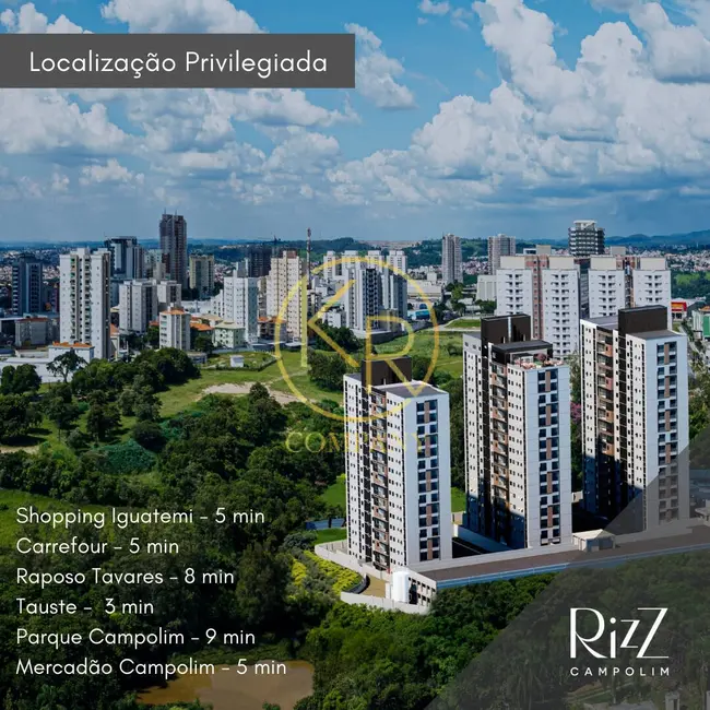 Apartamento com 2 quartos à venda, 57m2 em Parque Campolim, Sorocaba - SP - imagem 7 Foto 7 de Apartamento com 2 quartos à venda, 57m2 em Parque Campolim, Sorocaba - SP