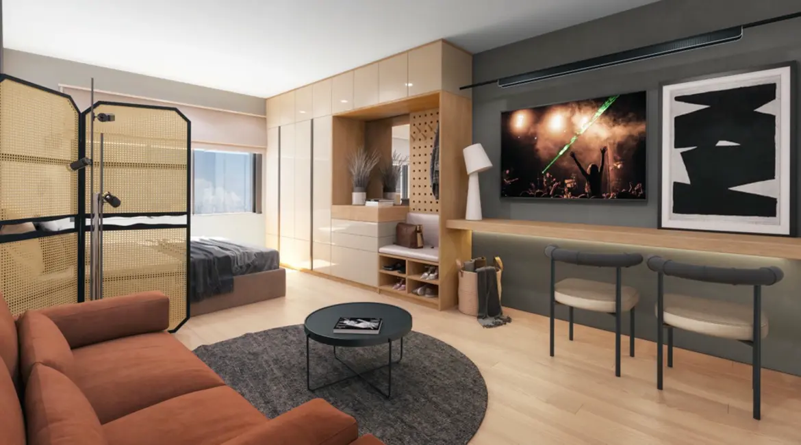 Apartamento com 1 quarto à venda, 22m2 em Cidade Baixa, Porto Alegre - RS - imagem 5 Foto 5 de Apartamento com 1 quarto à venda, 22m2 em Cidade Baixa, Porto Alegre - RS