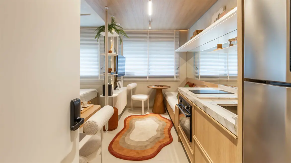 Apartamento com 1 quarto à venda, 25m2 em Auxiliadora, Porto Alegre - RS - imagem 3 Foto 3 de Apartamento com 1 quarto à venda, 25m2 em Auxiliadora, Porto Alegre - RS