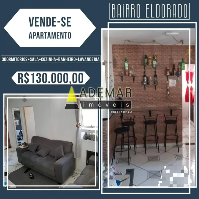 Foto 1 de Apartamento com 3 quartos à venda em Eldorado, São Paulo - SP