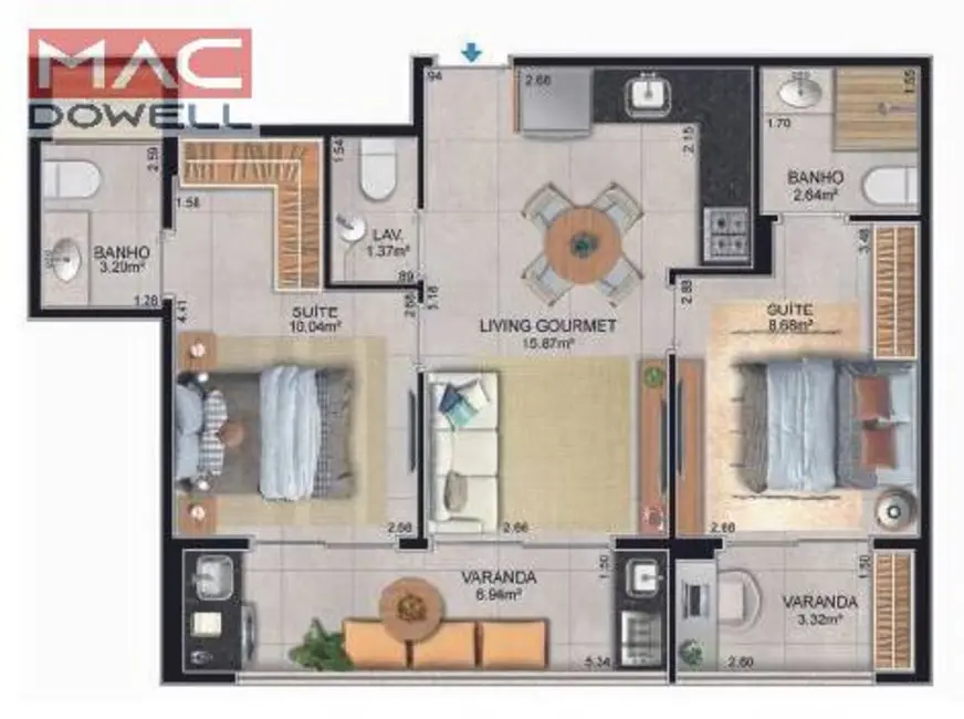 Foto 1 de Apartamento com 2 quartos à venda, 84m2 em Icaraí, Niteroi - RJ