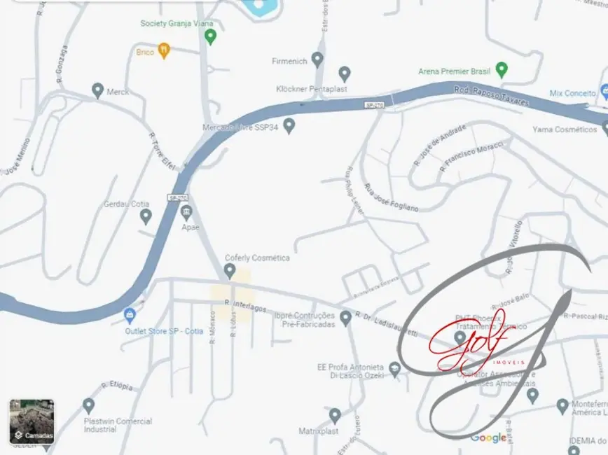 Foto 4 de Terreno / Lote à venda, 16537m2 em Parque Alexandre, Cotia - SP