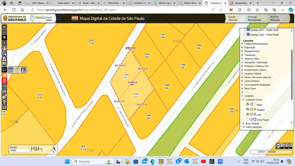 Foto 1 de Terreno / Lote à venda, 3464m2 em Parque Munhoz, São Paulo - SP