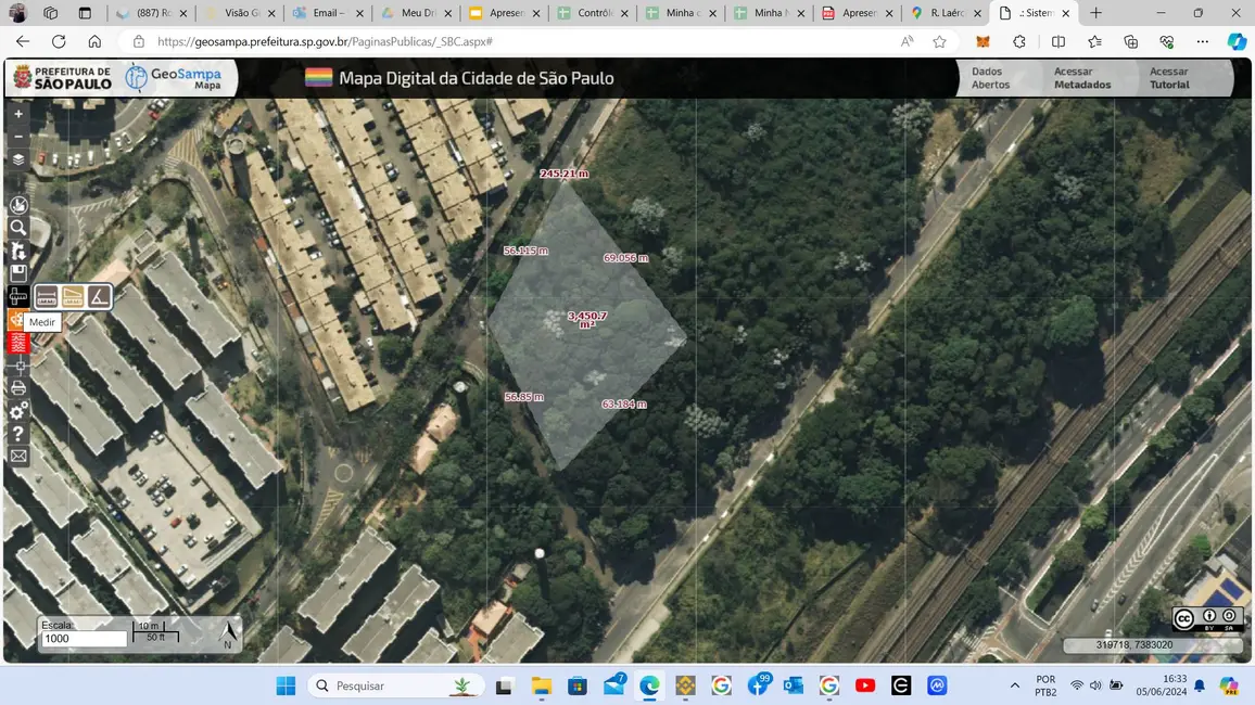 Foto 2 de Terreno / Lote à venda, 3464m2 em Parque Munhoz, São Paulo - SP