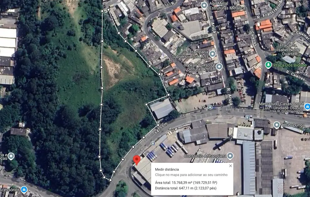 Foto 1 de Terreno / Lote à venda, 14000m2 em Vila Menck, Osasco - SP