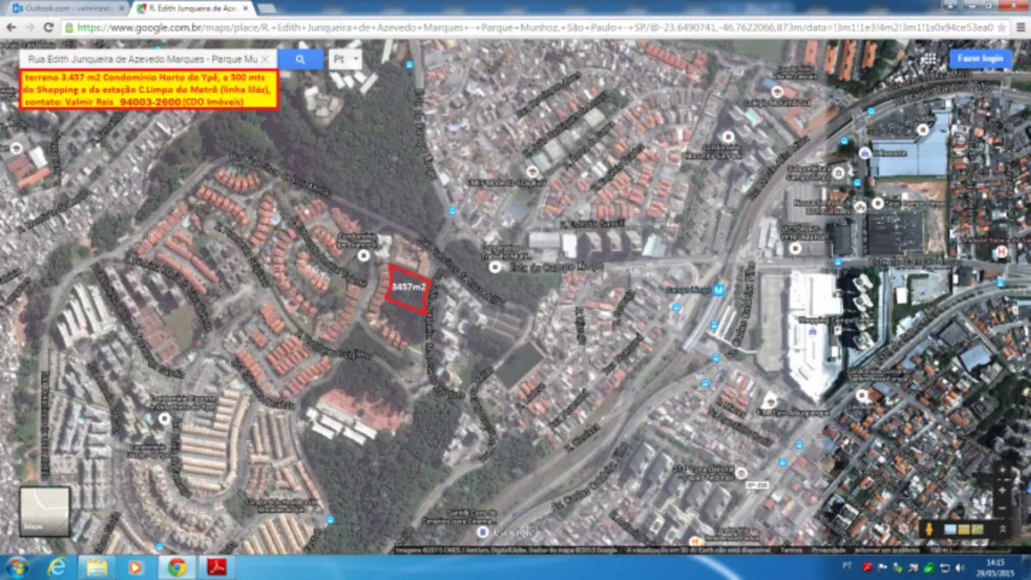 Terreno / Lote à venda, 3457m2 em Campo Limpo, São Paulo - SP - imagem 1 Foto 1 de Terreno / Lote à venda, 3457m2 em Campo Limpo, São Paulo - SP