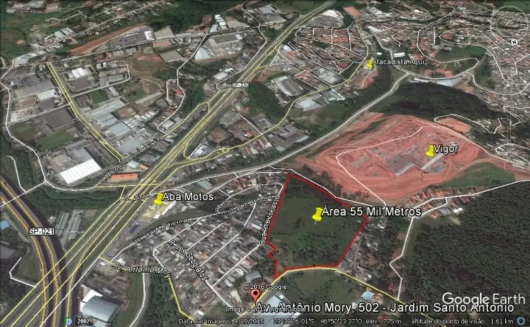 Foto 1 de Terreno / Lote à venda, 55182m2 em Embu Das Artes - SP