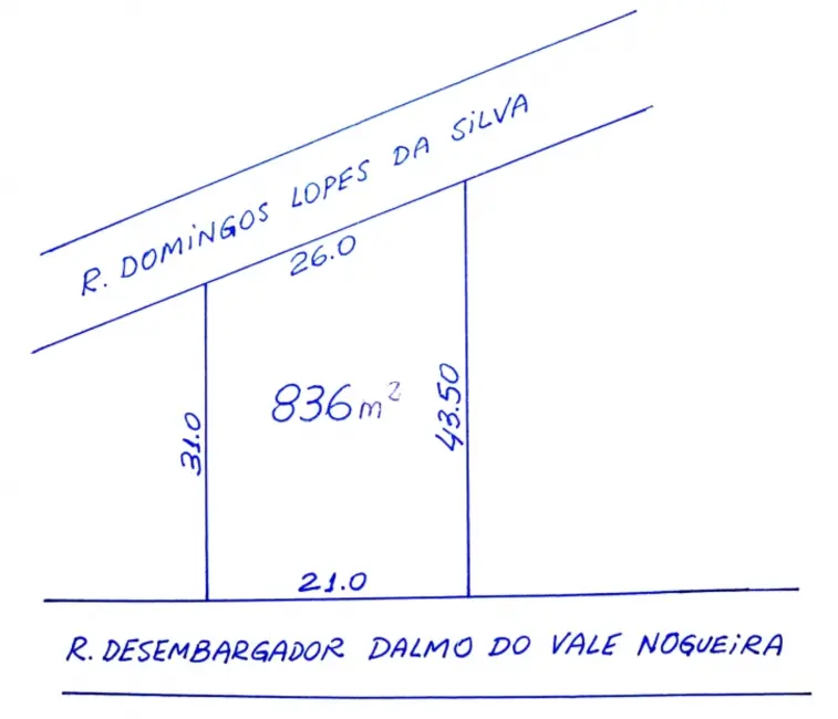 Foto 9 de Terreno / Lote à venda e para alugar, 836m2 em São Paulo - SP