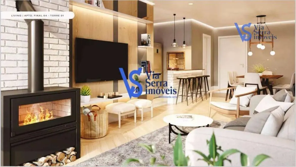 Apartamento com 2 quartos à venda, 81m2 em Gramado - RS - imagem 2 Foto 2 de Apartamento com 2 quartos à venda, 81m2 em Gramado - RS