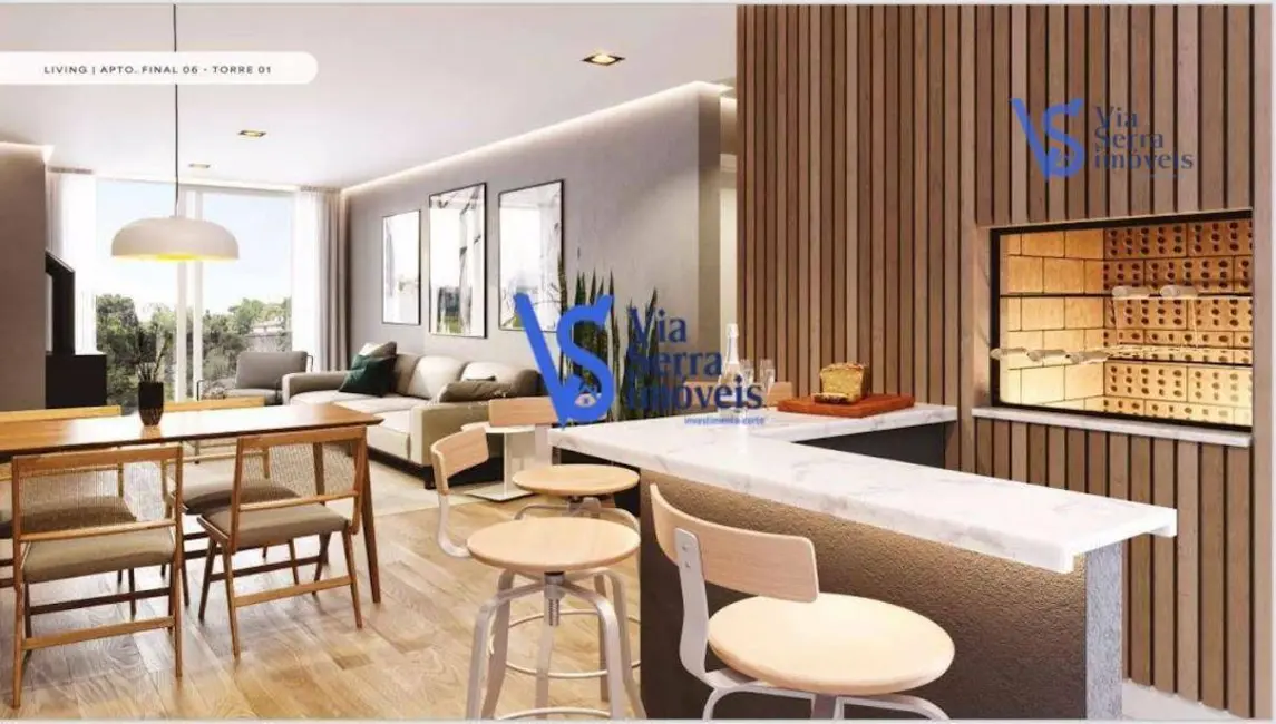 Apartamento com 2 quartos à venda, 81m2 em Gramado - RS - imagem 4 Foto 4 de Apartamento com 2 quartos à venda, 81m2 em Gramado - RS