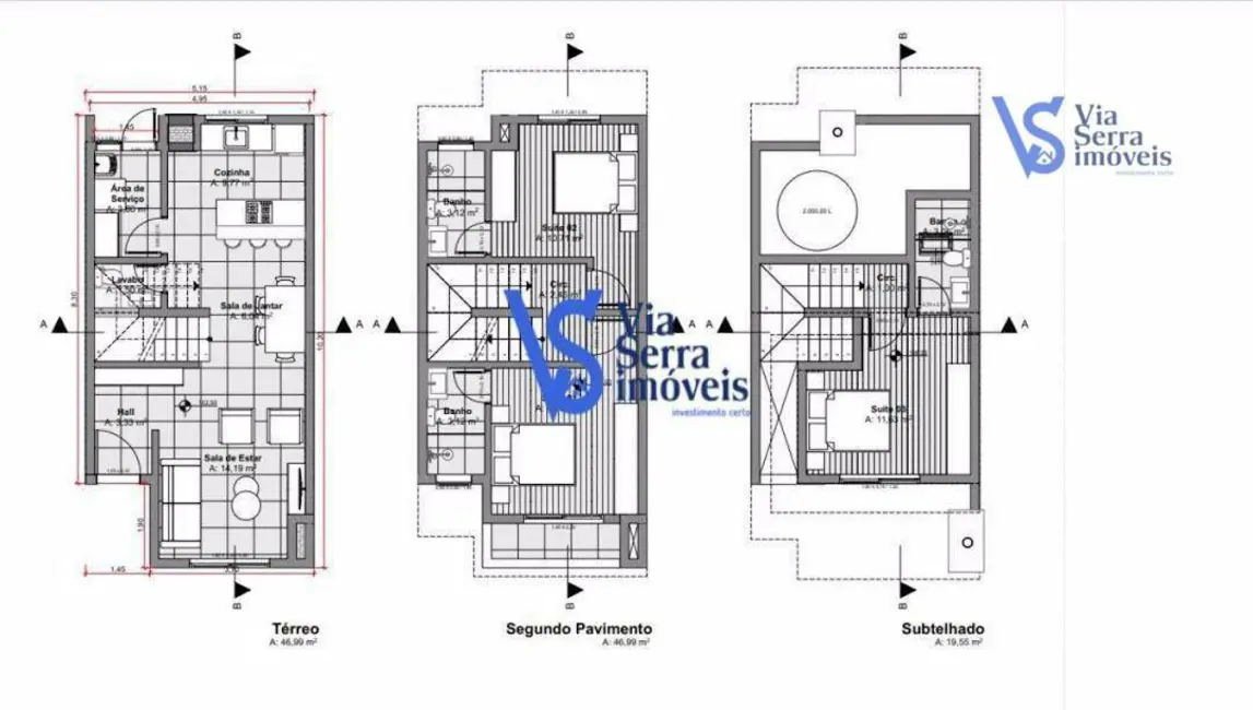 Casa de Condomínio com 3 quartos à venda, 113m2 em Canela - RS - imagem 8 Foto 8 de Casa de Condomínio com 3 quartos à venda, 113m2 em Canela - RS