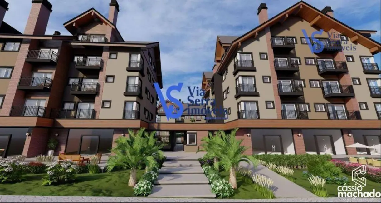 Apartamento com 1 quarto à venda, 57m2 em Gramado - RS - imagem 3 Foto 3 de Apartamento com 1 quarto à venda, 57m2 em Gramado - RS