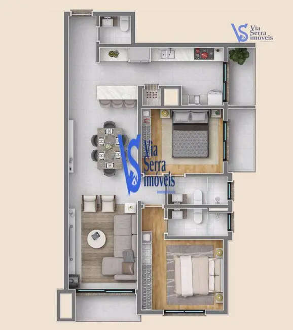 Foto 7 de Apartamento com 2 quartos à venda, 93m2 em Centro, Canela - RS