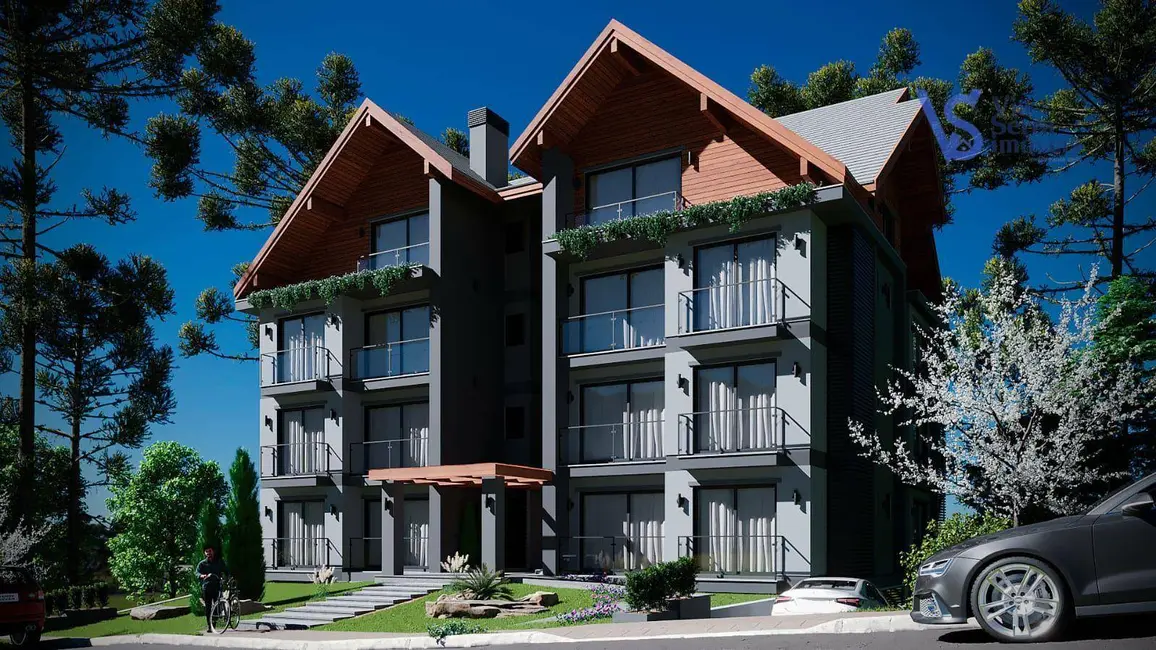 Apartamento com 1 quarto à venda, 59m2 em Gramado - RS - imagem 3 Foto 3 de Apartamento com 1 quarto à venda, 59m2 em Gramado - RS