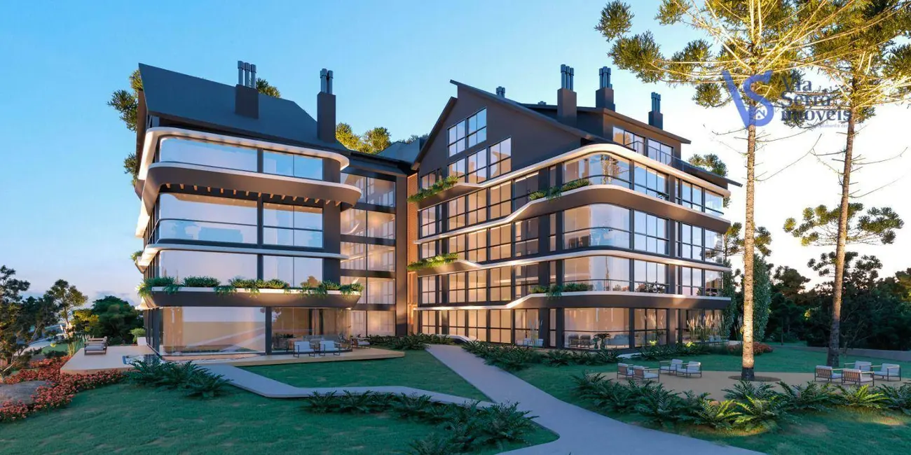 Apartamento com 2 quartos à venda, 79m2 em Gramado - RS - imagem 4 Foto 4 de Apartamento com 2 quartos à venda, 79m2 em Gramado - RS