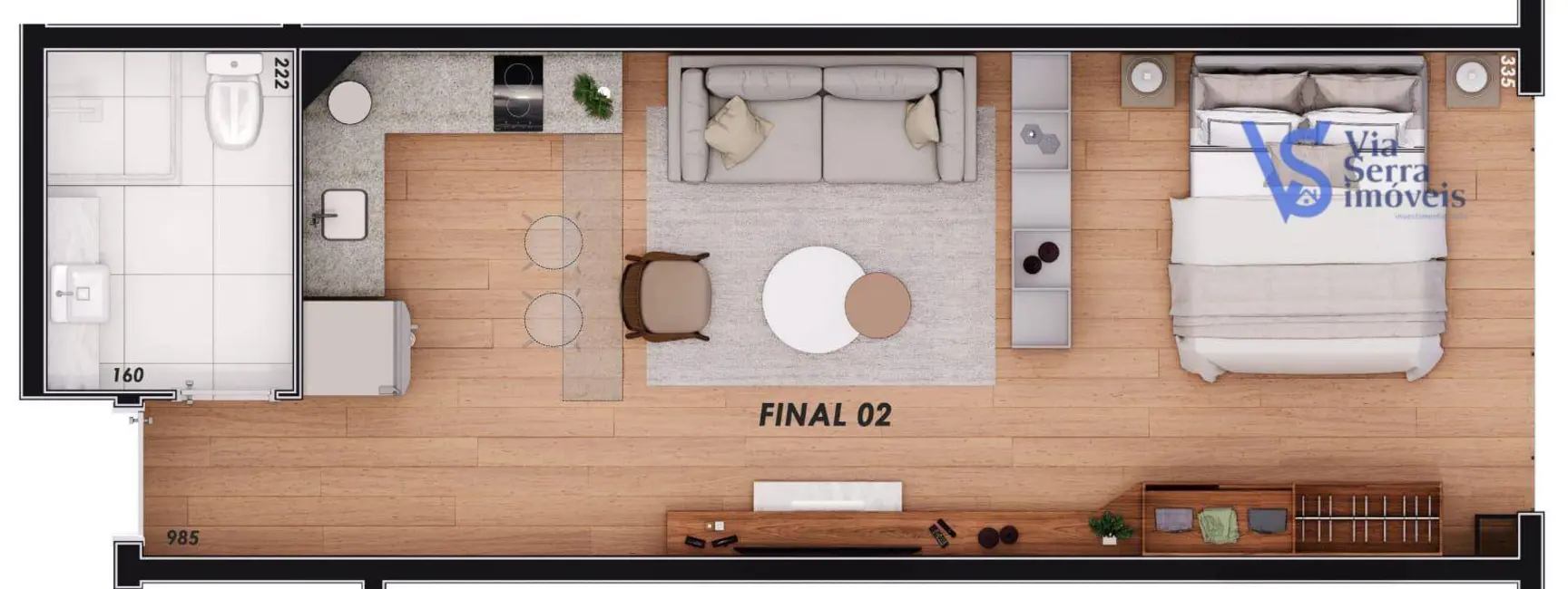 Foto 5 de Apartamento com 1 quarto à venda, 36m2 em Centro, Canela - RS