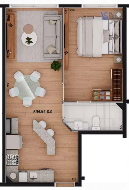 Foto 5 de Apartamento com 1 quarto à venda, 42m2 em Centro, Canela - RS