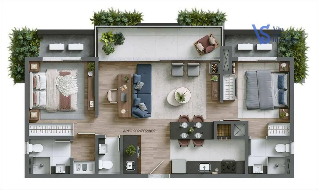 Foto 6 de Apartamento com 2 quartos à venda, 76m2 em Centro, Canela - RS