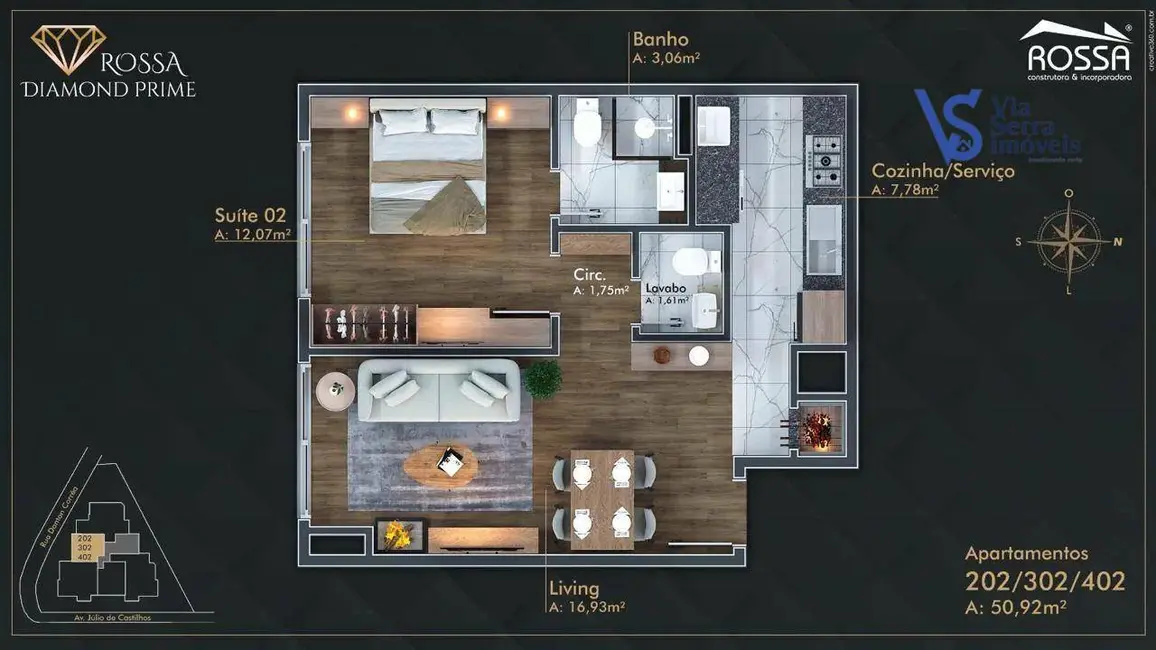 Foto 4 de Apartamento com 1 quarto à venda, 81m2 em Centro, Canela - RS