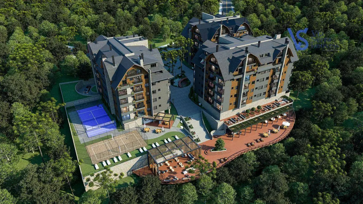 Apartamento com 2 quartos à venda, 86m2 em Gramado - RS - imagem 3 Foto 3 de Apartamento com 2 quartos à venda, 86m2 em Gramado - RS